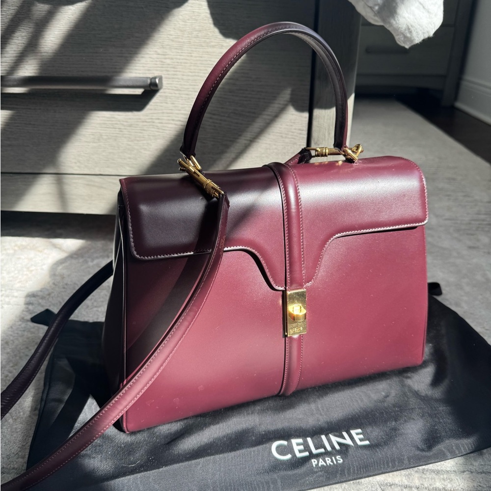 Celine Leather 16 Bag Medium